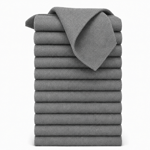 Magic Cleaning Cloth — 6/12 Pack Premium Microfiber Towels, Lint-Free Streak-Free Reusable for Car Windows, Glass, Mirrors, Kitchen - Photo 1