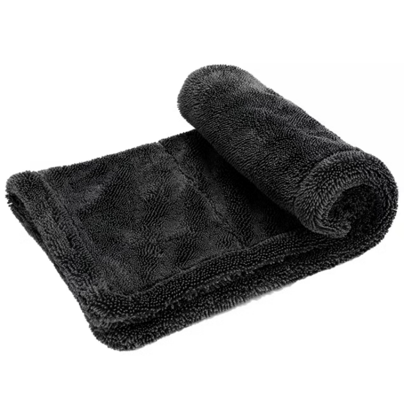 NEATLY XL Pro Car Drying Towel — Black 1300GSM Microfiber (36"×28")