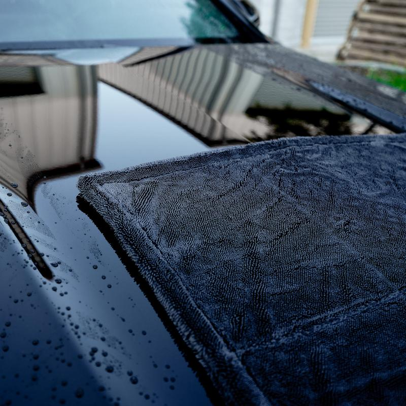 NEATLY XL Pro Car Drying Towel — Black 1300GSM Microfiber (36"×28")