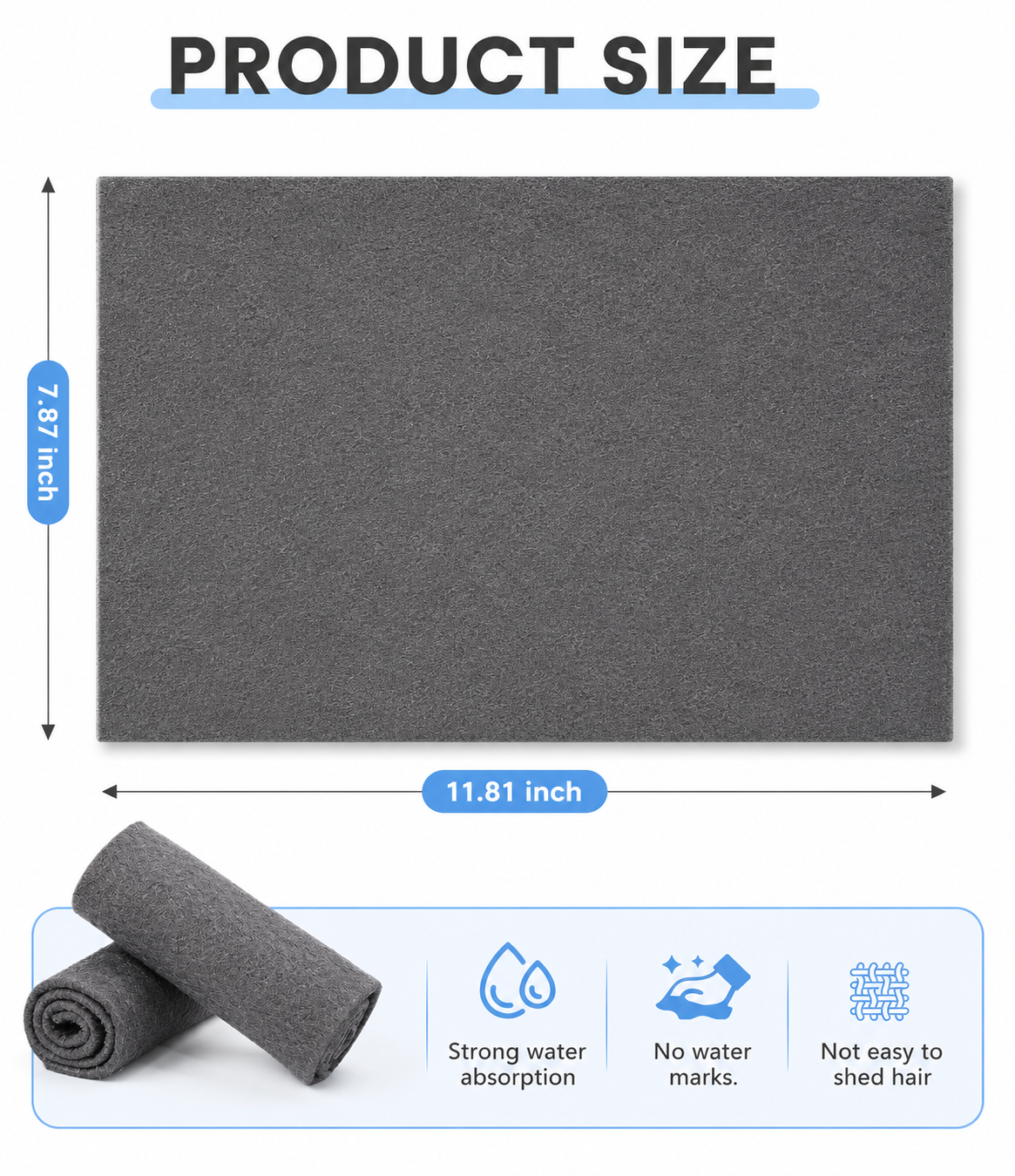 Magic Cleaning Cloth — 6/12 Pack Premium Microfiber Towels, Lint-Free Streak-Free Reusable for Car Windows, Glass, Mirrors, Kitchen - Photo 2